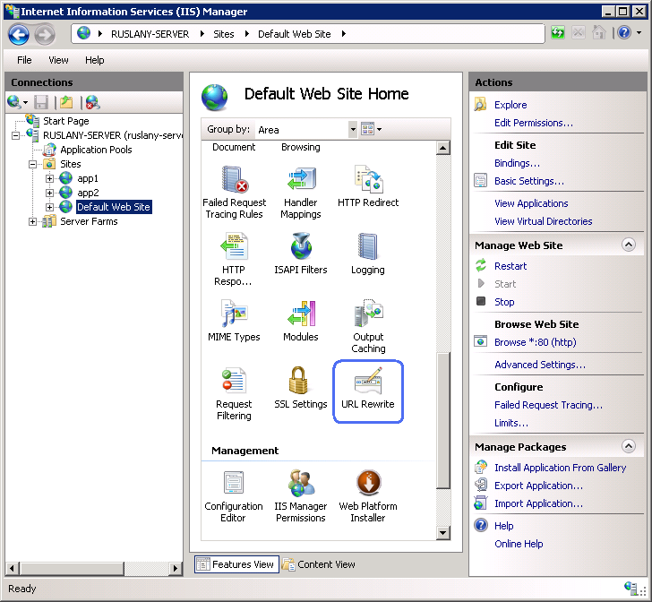 Reverse Proxy With Rewrite V And Application Request Routing The Official Microsoft Iis Site